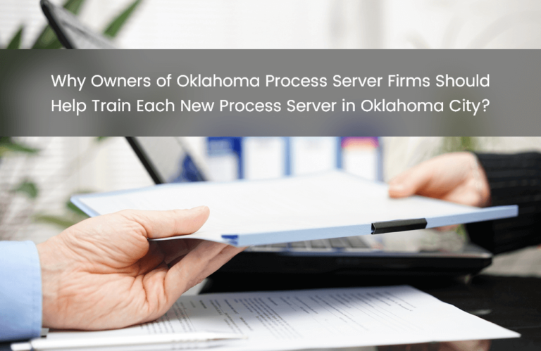 Oklahoma Process Server Firms Help Train