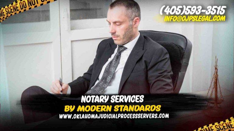 Notary services by modern standards