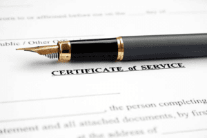 Affidavit and Proof of Service the Same Thing