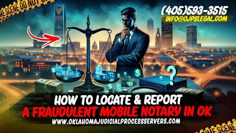 Spot Fraudulent Mobile Notaries in OK: A Guide by OKC Expert