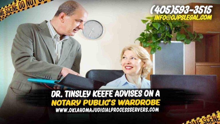 Dr. Tinsley Keefe Advises on a Notary Public’s Wardrobe