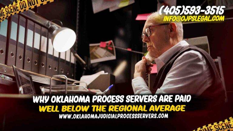 Why Oklahoma Process Servers are Paid Well Below the Regional Average