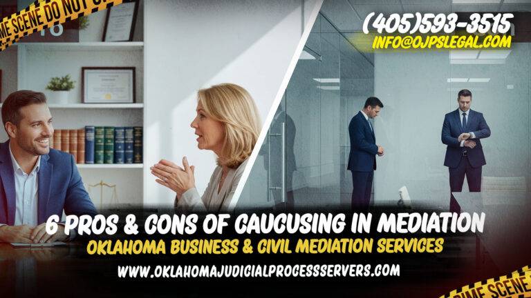 6 Pros & Cons of Caucusing in Mediation | Oklahoma Business & Civil Mediation Services