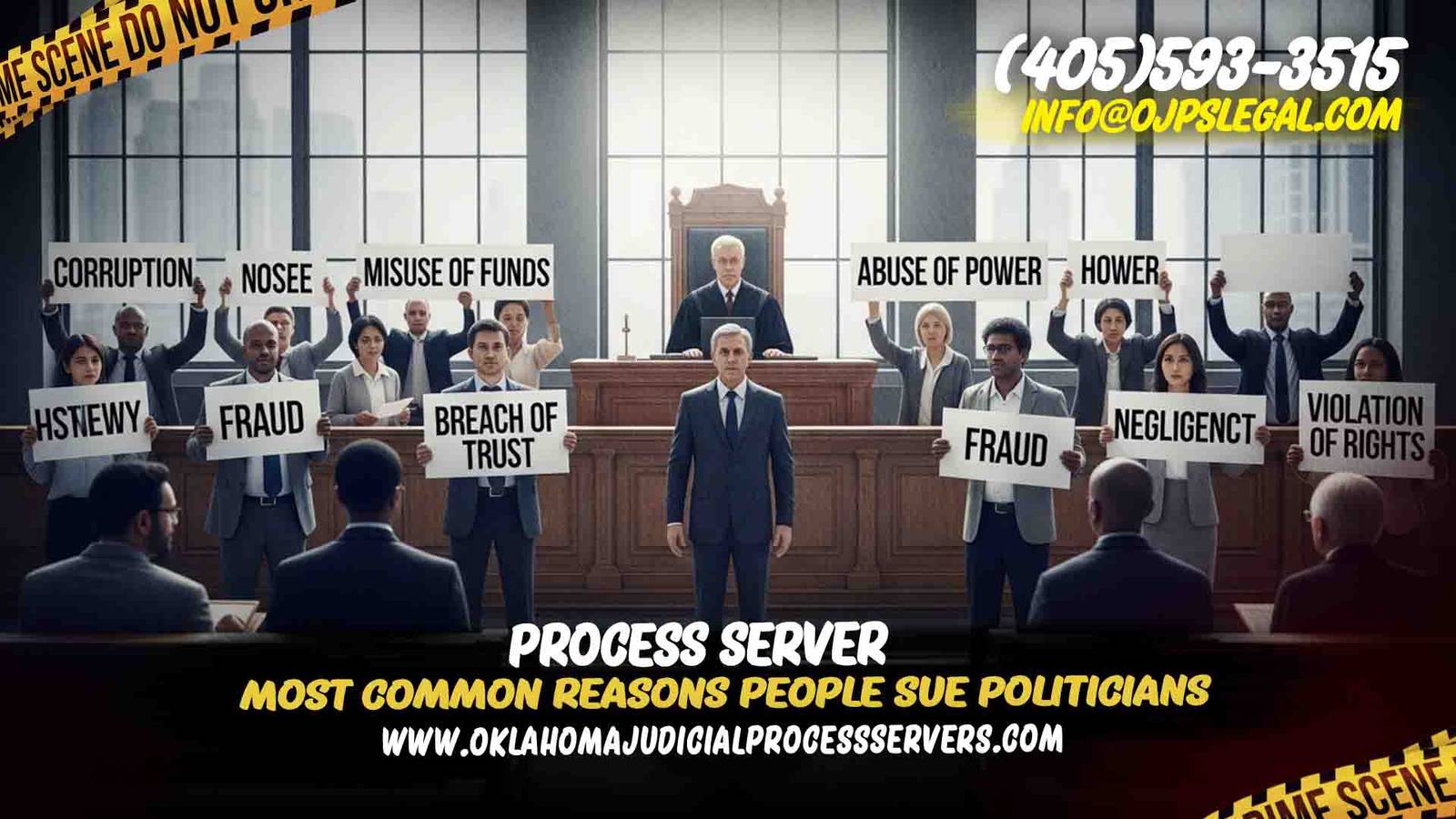 Reasons People Sue Politicians