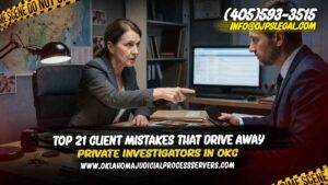 21 Client Mistakes That Drive Away the Best Oklahoma PIs