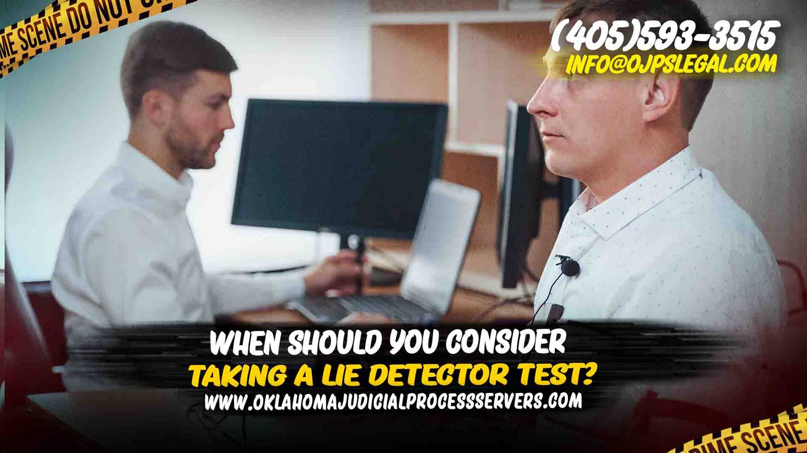 Consider Taking a Lie Detector Test